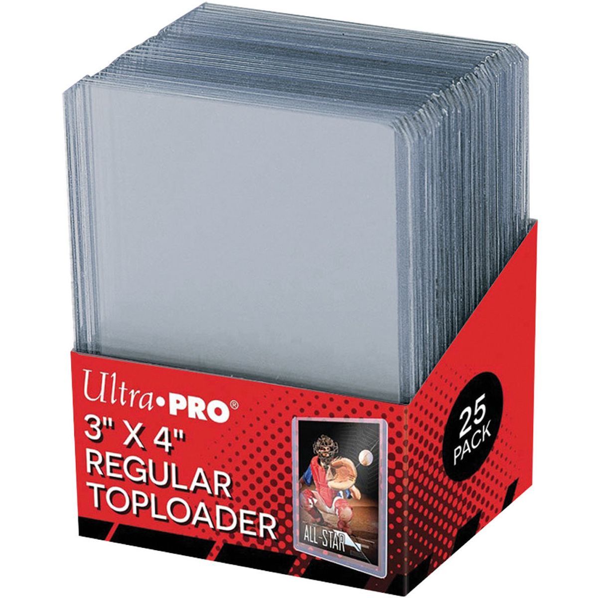 25 Toploader - Ultra Pro - Regular 35 pt Transparent