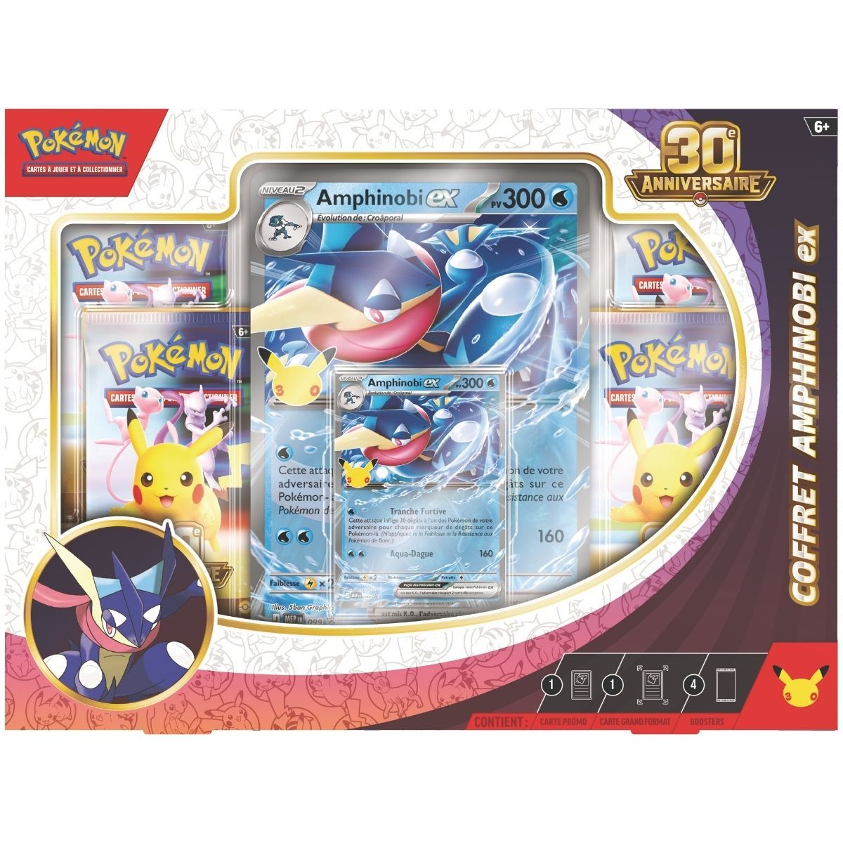 30th Anniversary - Greninja-ex Box - Pokémon - FR
