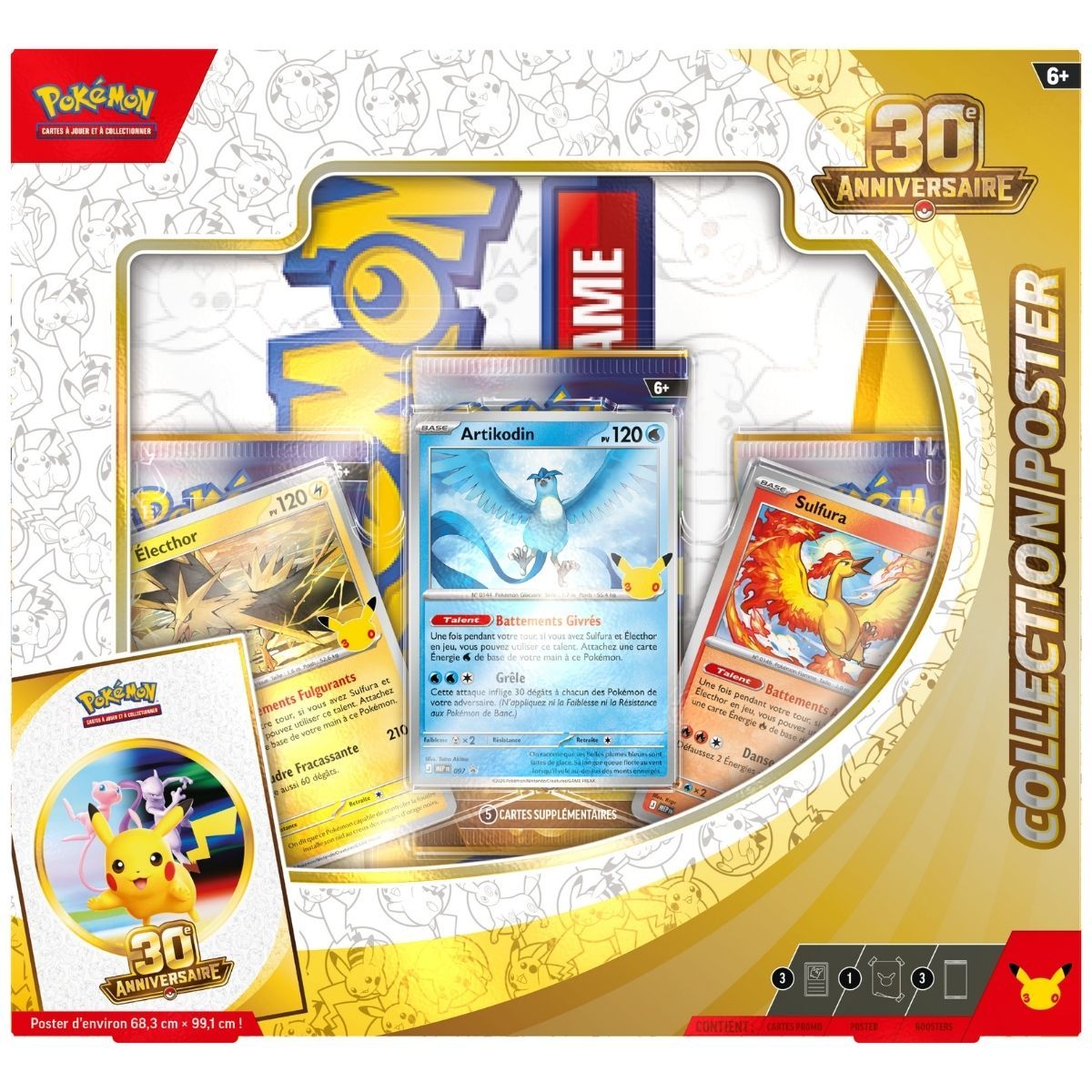30th Anniversary - Poster Collection - Pokémon - FR