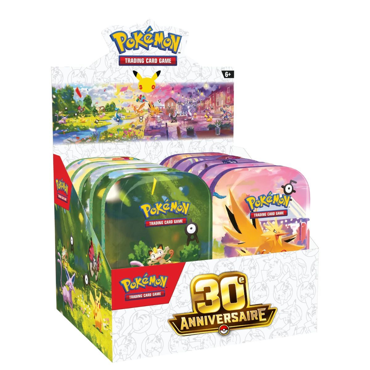 Item 30th Anniversary - Sealed Display of 10 Mini Tins - Pokémon - FR