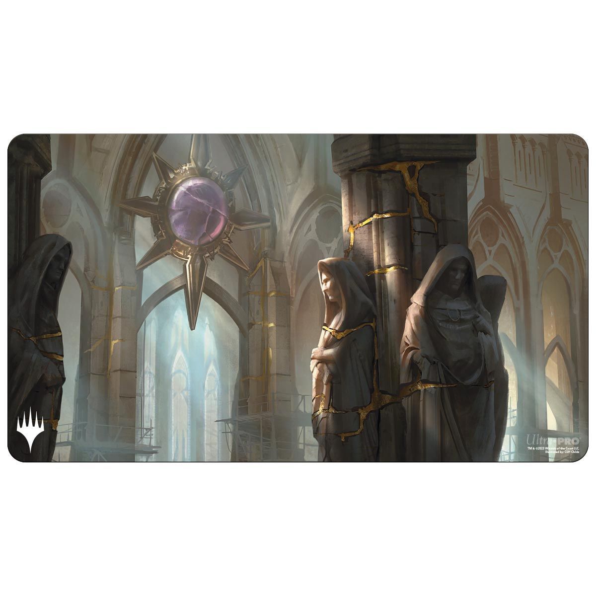 Item Playmat - MTG Ravnica Remastered Orzhov Syndicate Godless Shrine Standard Gaming Playmat