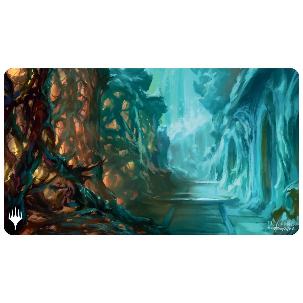 Item Playmat - MTG Ravnica Remastered Simic Combine Breeding Pool Standard Gaming Playmat