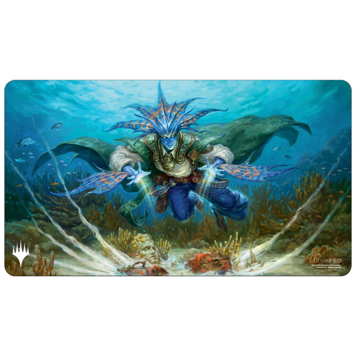 Item Playmat - MTG Murders at Karlov Morska Mansion, Undersea Sleuth Standard Gaming Playmat