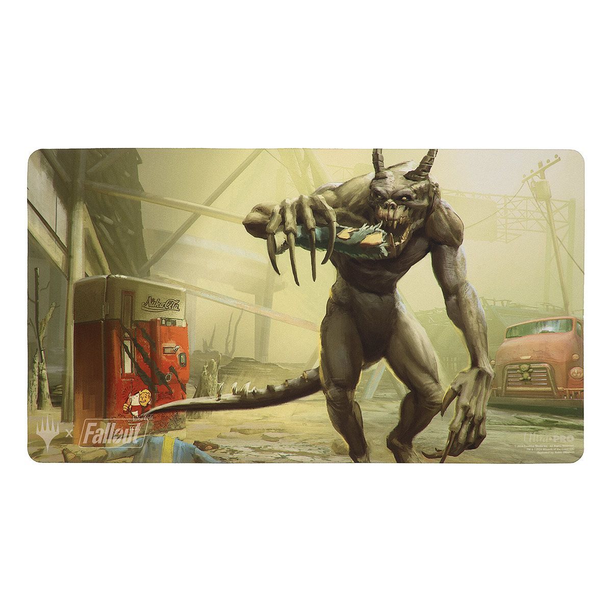 Gaming Mat - MTG Fallout Tarmogoyf Standard Gaming Playmat