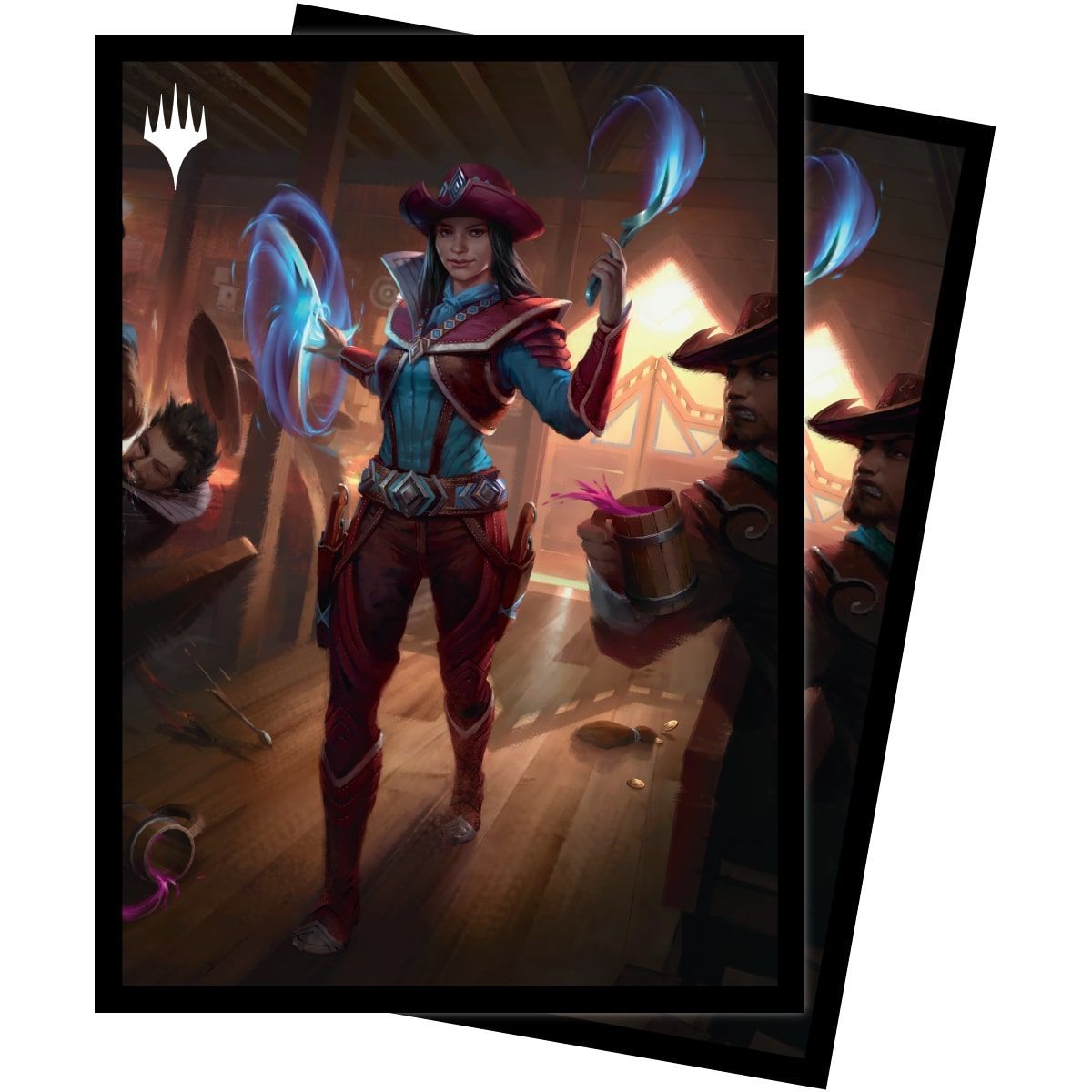 Item MTG Outlaws of Thundercross Stella Lee, Wild Card Deck Protector Sleeves (100ct)