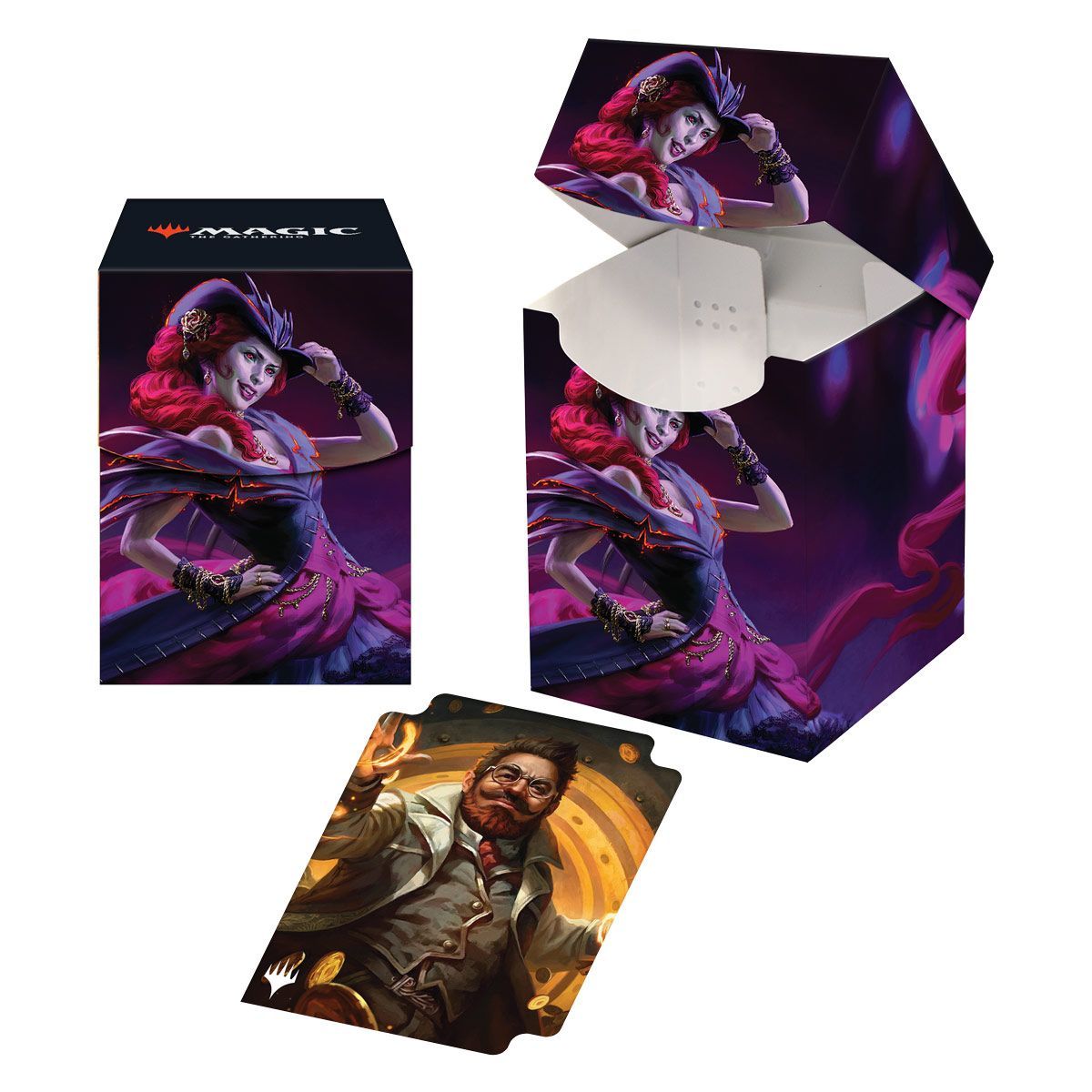 Item Deck Box 100+ MTG Thundercross Outlaws Olivia, Opulent Outlaw