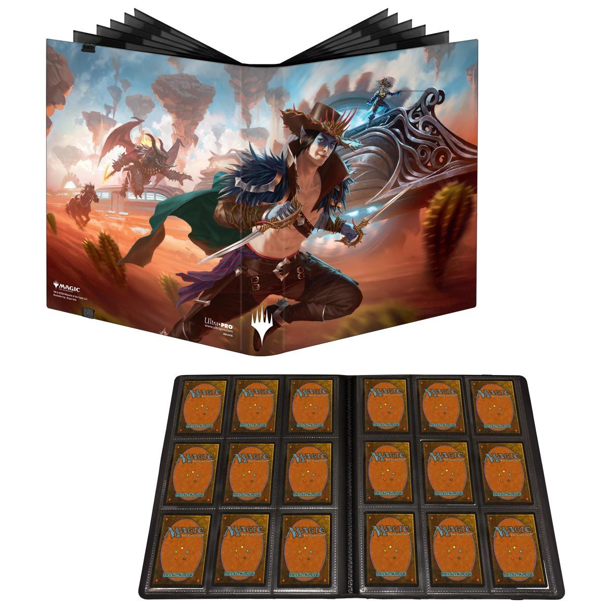 Item MTG Outlaws of Thundercross Marketing Art 9-Pocket PRO-BINDER Portfolio Binder