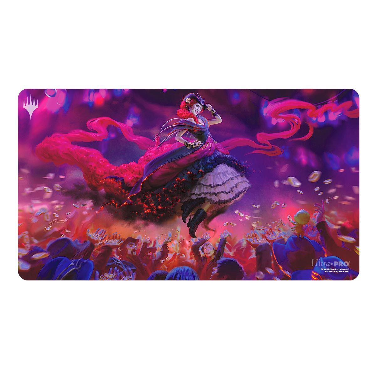 Item Playmat - MTG Thundercross Outlaws Olivia, Opulent Outlaw Standard Gaming Playmat