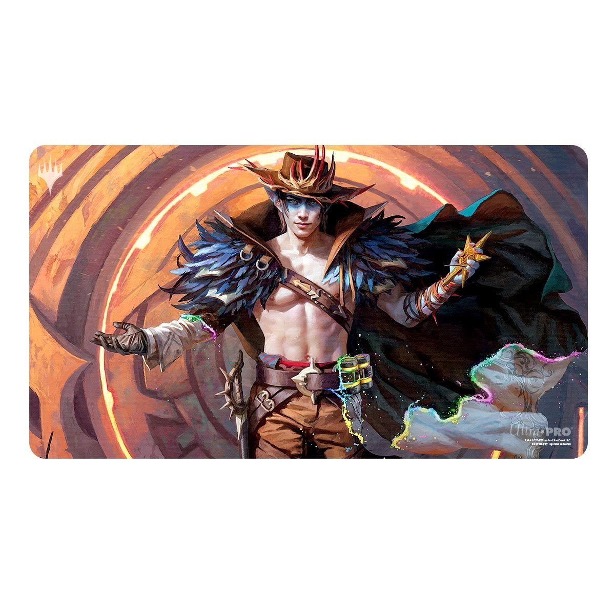 Item Playmat - MTG Outlaws of Thundercross Oko, the Ringleader Standard Gaming Playmat Key Art