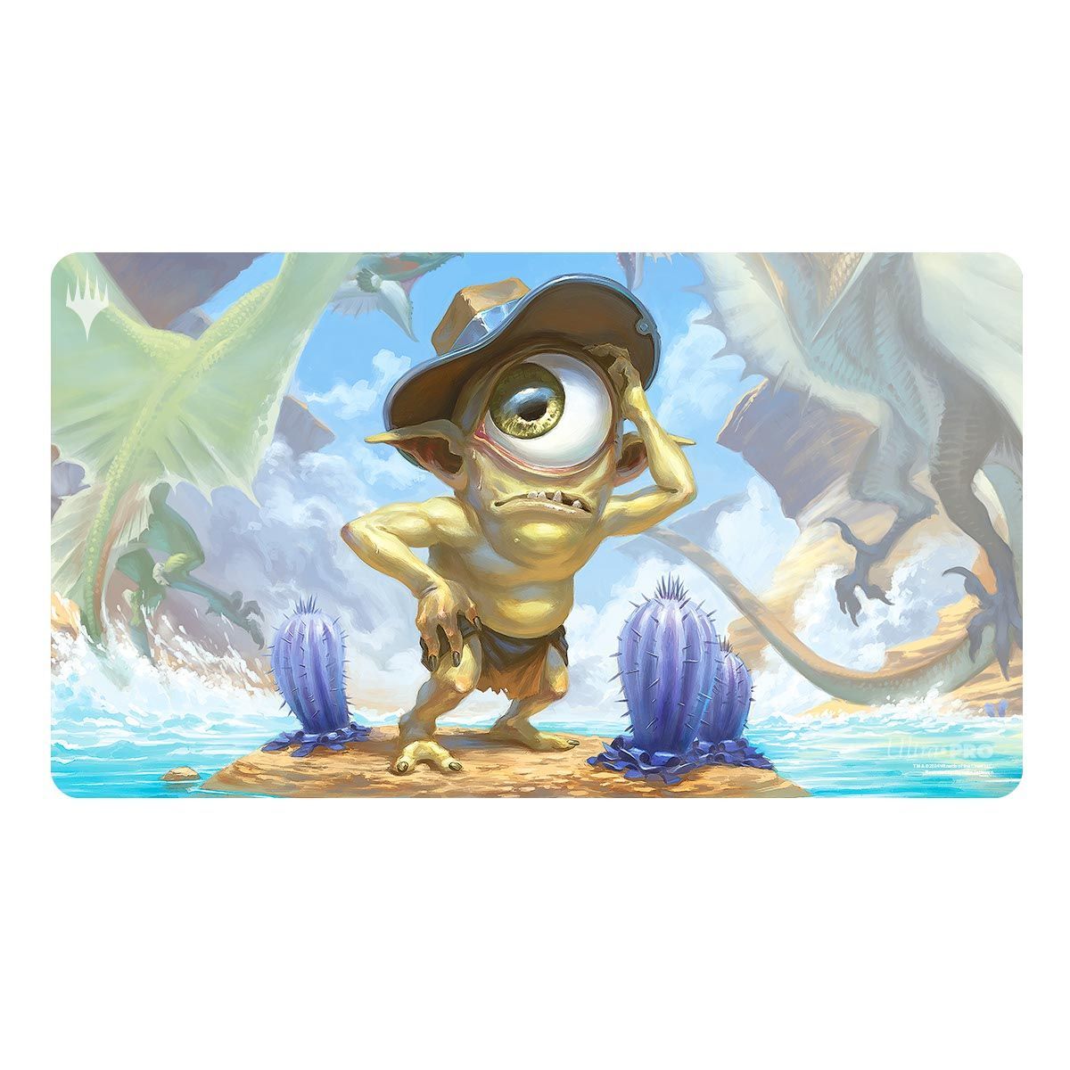 Item Playmat - MTG Outlaws of Thundercross Fblthp, Lost on the Range Standard Gaming Playmat