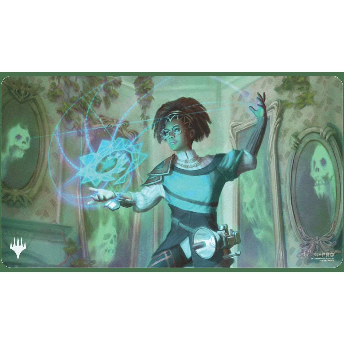 Item Playmat - MTG Mornebrune Zimone, Mystery Unraveler (Commander) Standard Gaming Playmat