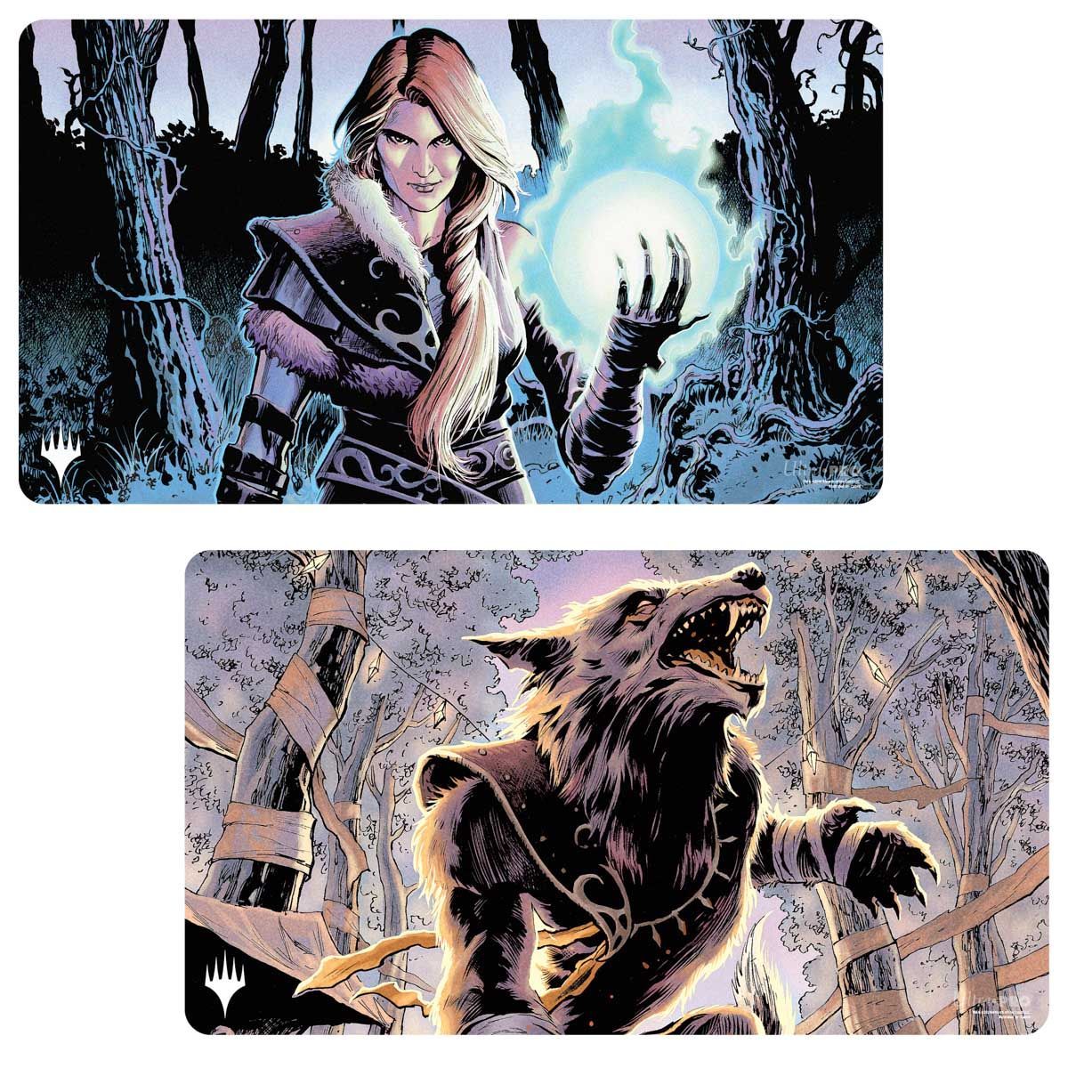Item Playmat - MTG Innistrad Remastered Arlinn Kord / Arlinn, Embraced by the Moon Double-Sided Playmat