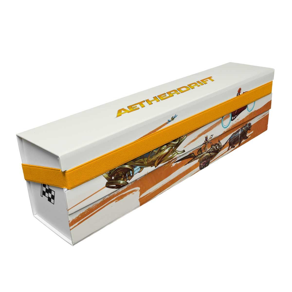 Item MTG Aetherdrift Storage Box - Finish Line Bundle Key Art 500+ FLAT PACK