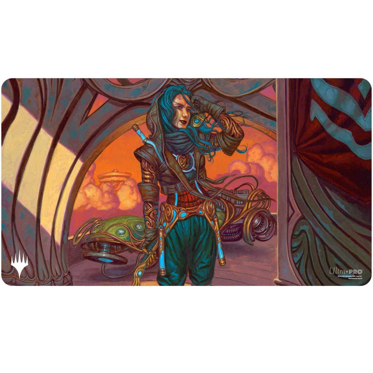 Item Playmat - MTG Aetherdrift Sita Varma, Masked Racer Playmat