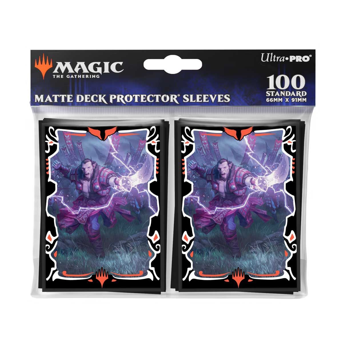 Item MTG Tarkir: Storm of Dragons Zurgo Stormrender (Mardu Surge Commander Deck) 100ct Deck Protector Sleeves