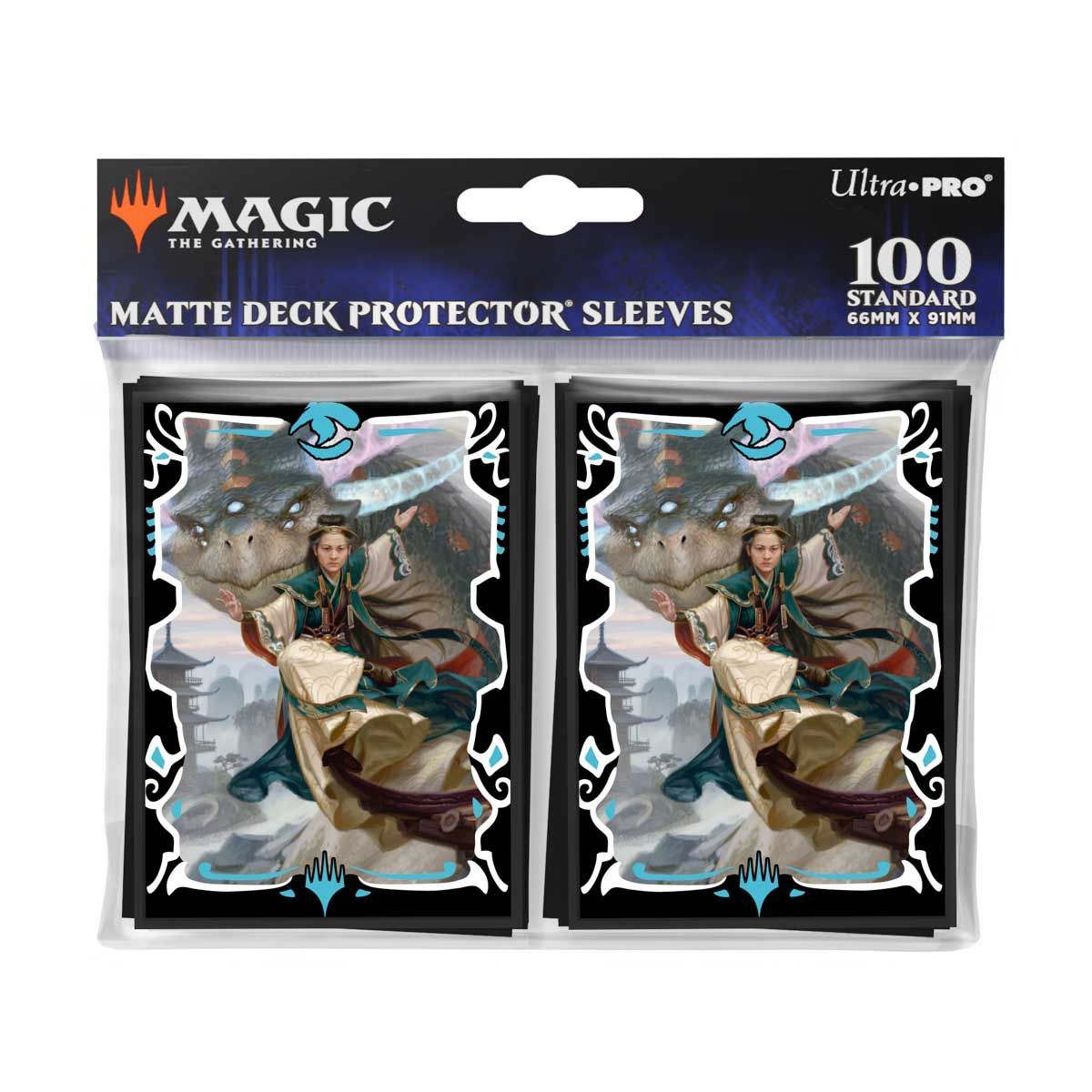 Item MTG Tarkir: Storm of Dragons Shiko and Narset, Unified (Jeskai Striker Commander Deck) 100ct Deck Protector Sleeves