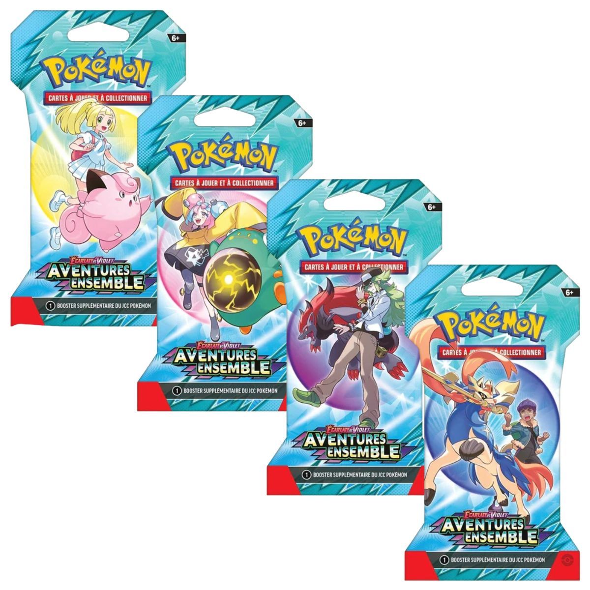 Item Artset [EV09] - Adventures Together Booster Blister Pack - Scarlet and Purple Pokémon - FR [SV9]