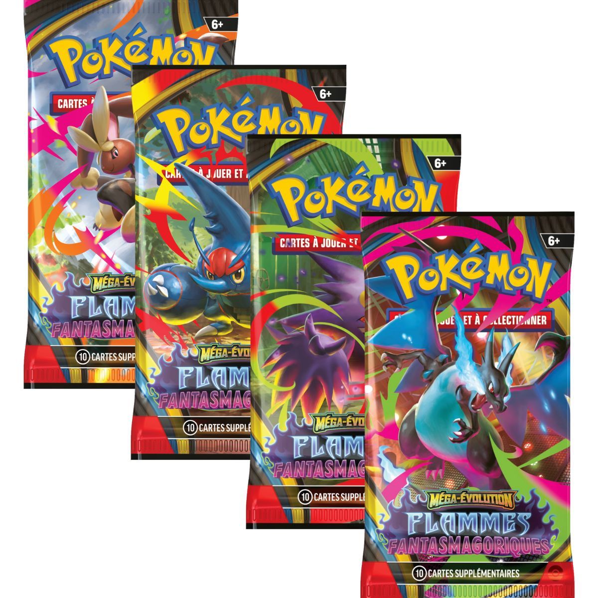 Item Artset [ME02] - Phantasmal Flame Boosters - Pokémon - FR - Mega Evolution [ME2]