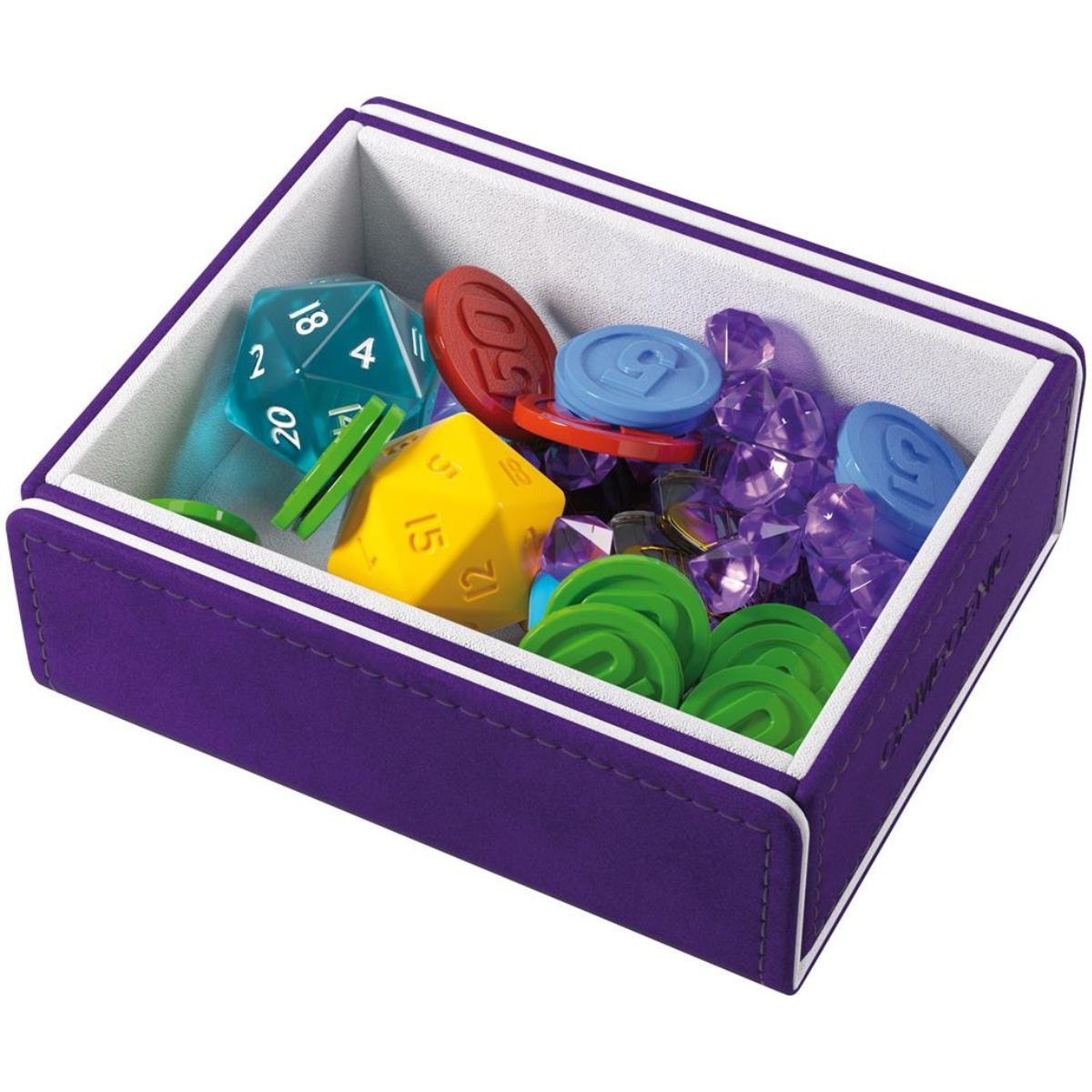 Storage Box - Gamegenic - Token Keep Purple/White