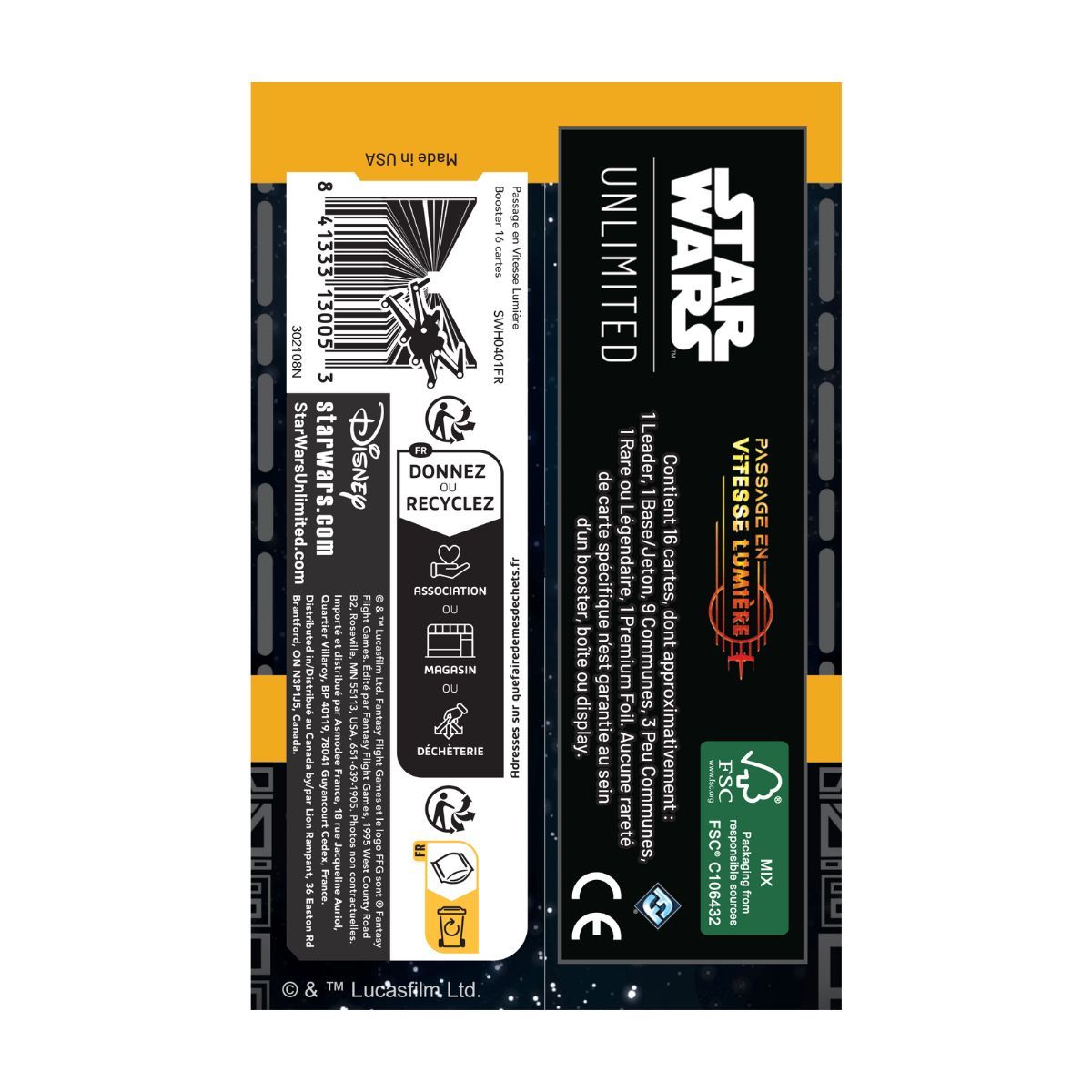 Booster - Star Wars Unlimited - FR - Light Speed Upgrade - SWU4