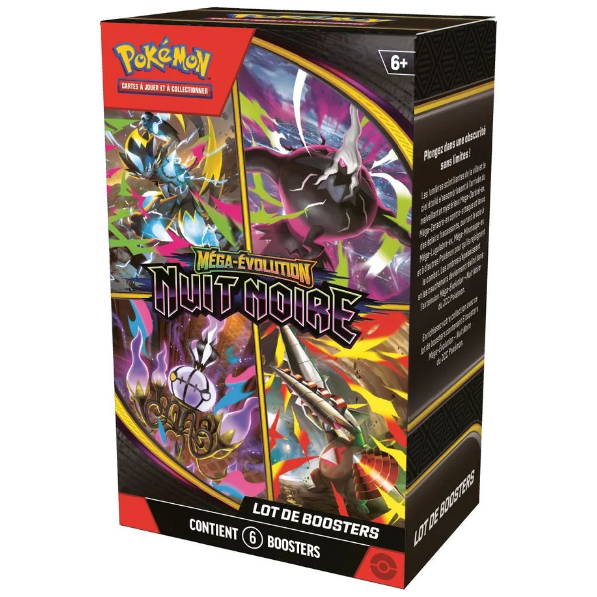 Bundle [ME05] - Pack of 6 Darkest Night Boosters - Pokémon - FR - Mega Evolution [ME5]