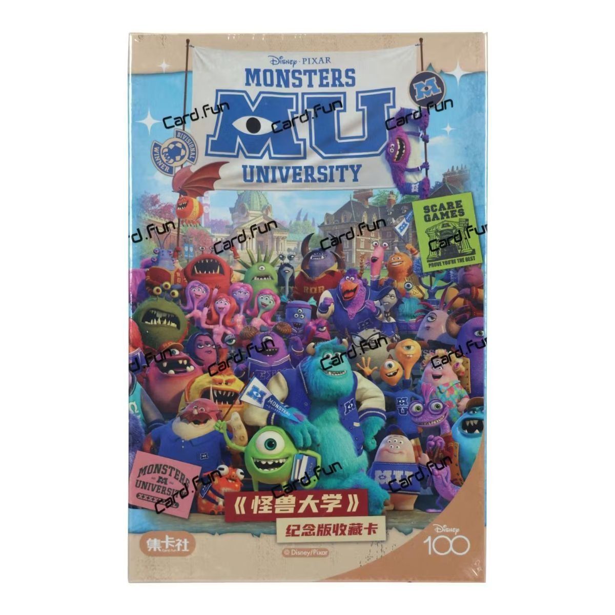 CardFun - Box of 10 Boosters - Disney Pixar: Monsters University - CH