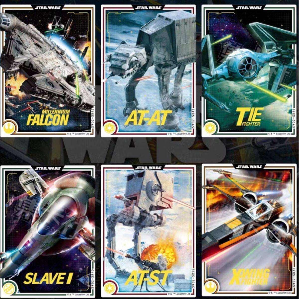 CardFun - Metal Box with 4 Boosters - Star Wars Deluxe Edition - CH