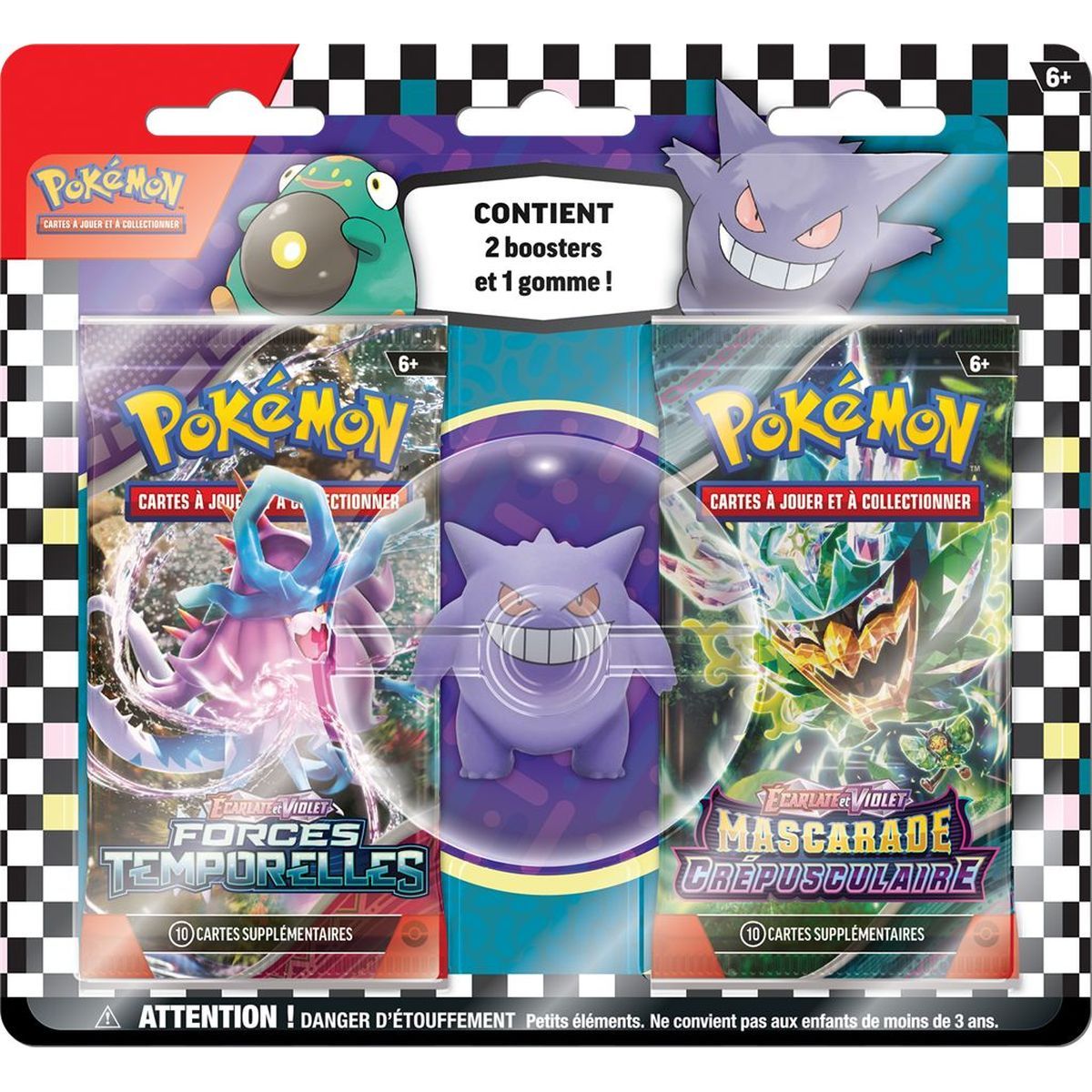 Box - Back to School Eraser Blister Gengar - FR - Pokémon