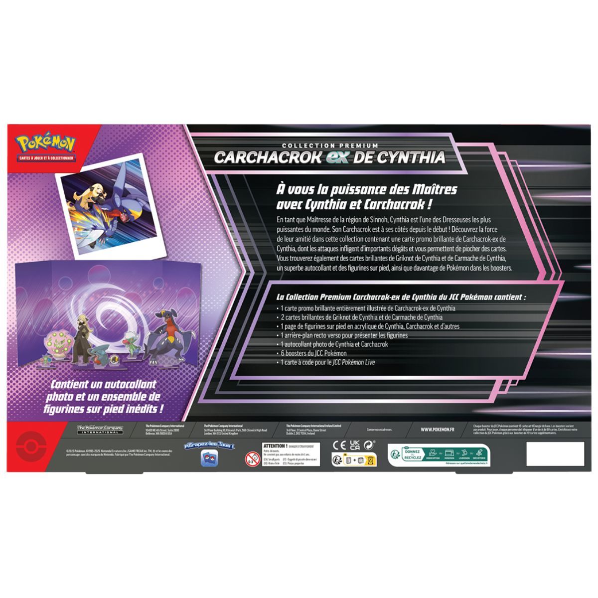 Premium Collection Box - Cynthia's Garchomp-Ex - FR - Pokémon