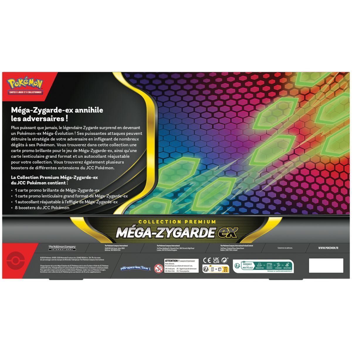 Box Set - Premium Collection - Mega Zygarde EX - FR - Pokémon - MAY 2026