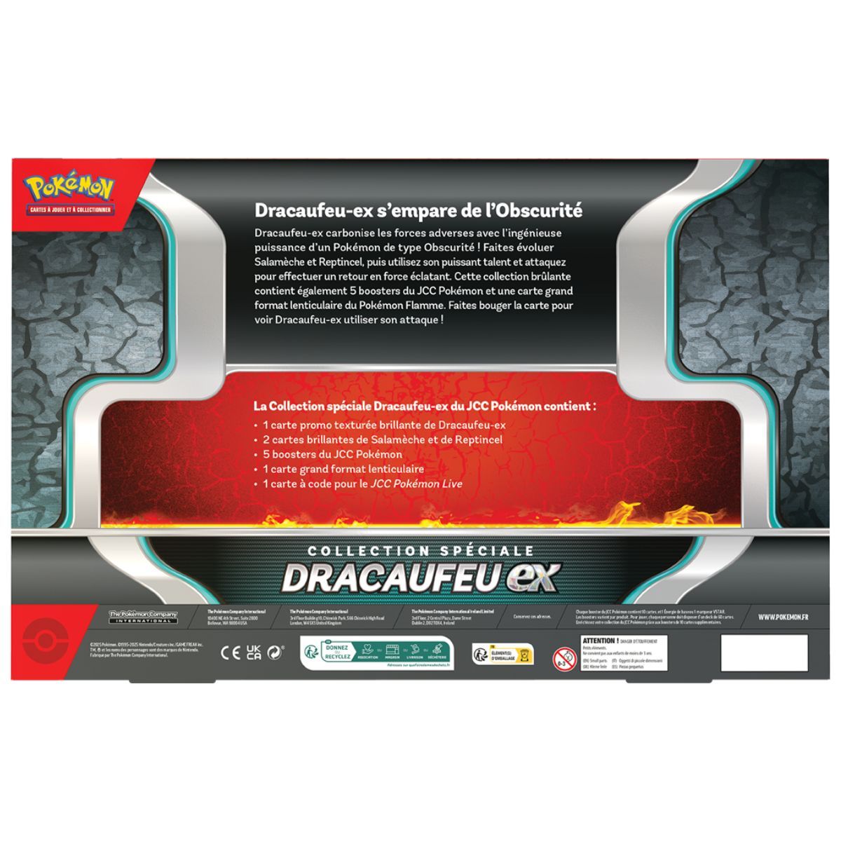 Collection Spéciale Charizard Ex - Carte Pokémon édition Française - Pour Collectionneurs Et Joueurs