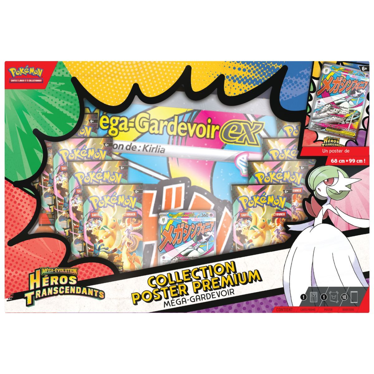 Box Set - Mega Gardevoir - Premium Collection Poster - Transcendent Heroes - FR - Pokémon [ME2.5]