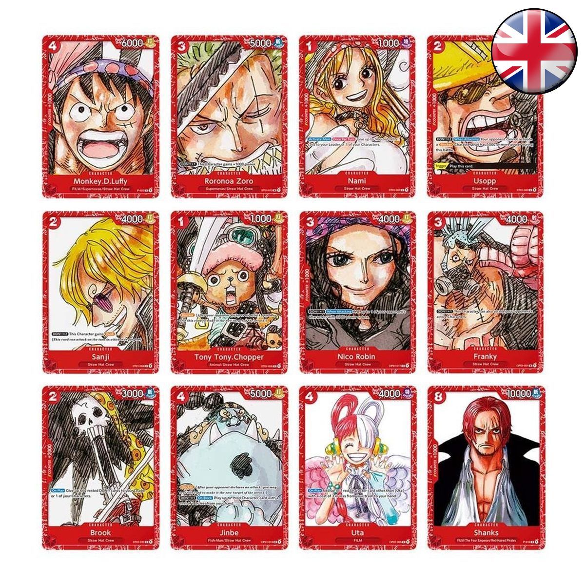 Box Set - One Piece - EN - Premium Card Collection Film Red