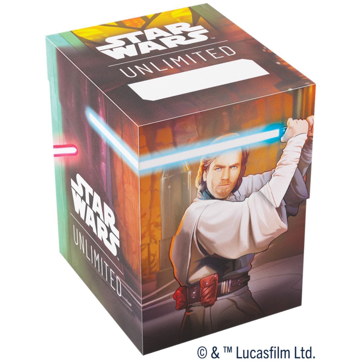 Item Deck Box - Gamegenic - Star Wars Unlimited - Soft Crate: Obi-Wan/Darth Maul