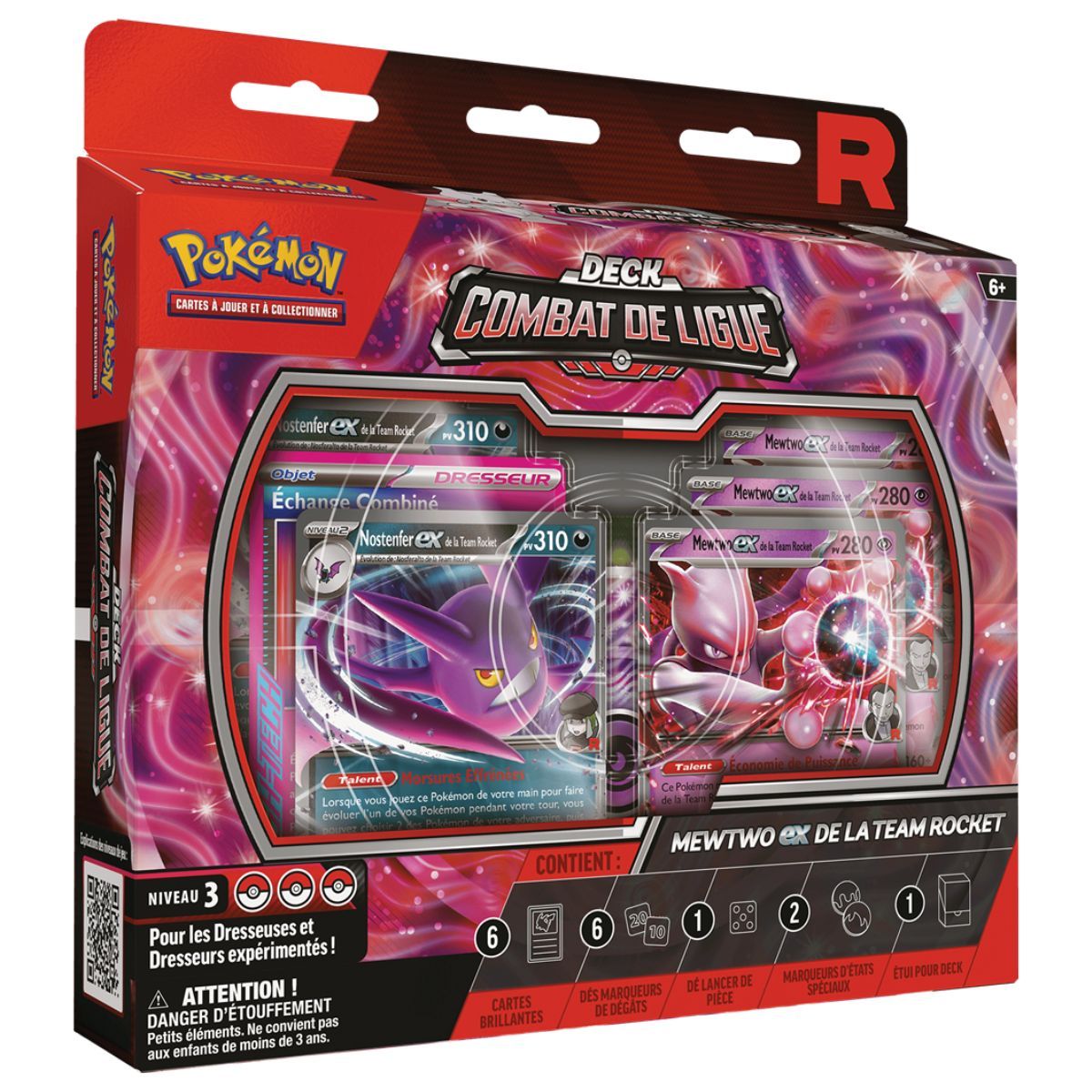Item League Battle Deck – Team Rocket's Mewtwo EX - Pokémon - FR