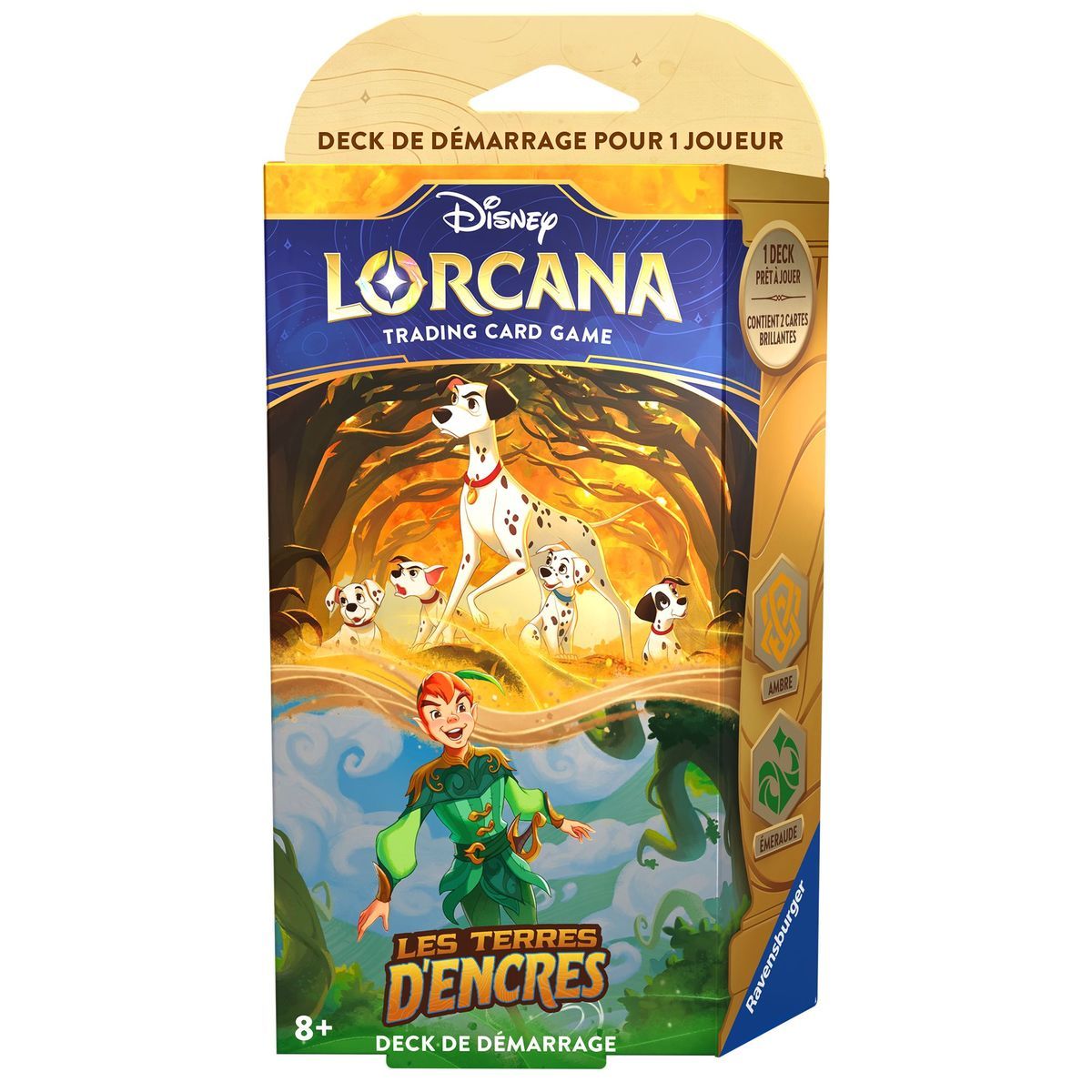 Starter Deck - Peter Pan/Pongo - FR - Les Terres D'encres - 1st Print - Disney Lorcana