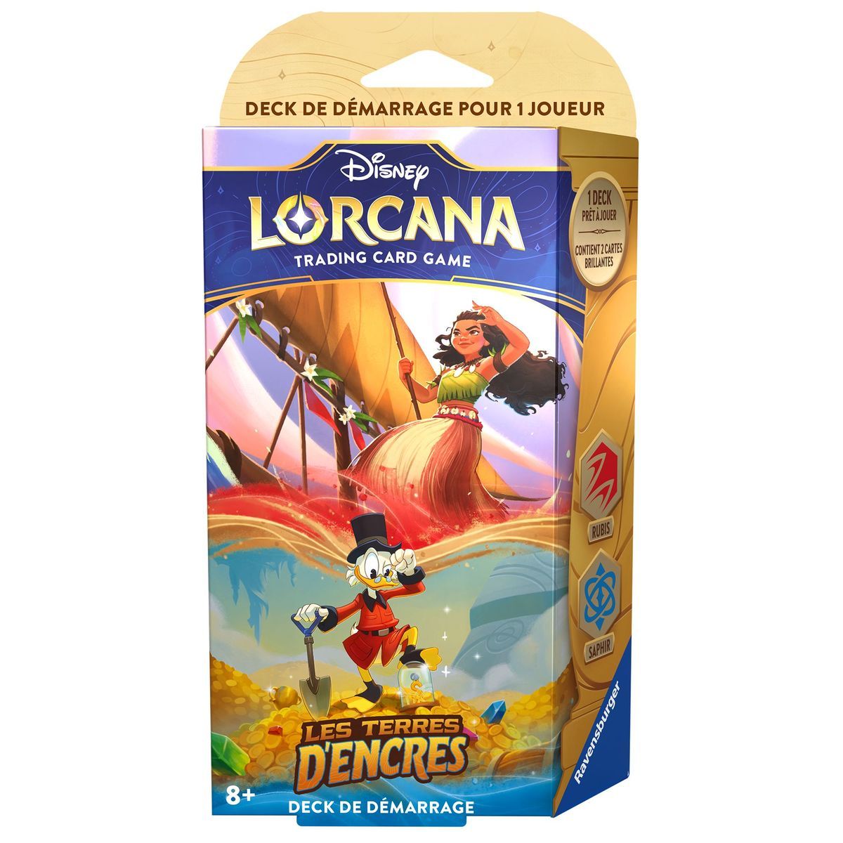 Starter Deck - Moana/Picsou - FR - Les Terres D'encres - 1st Print - Disney Lorcana