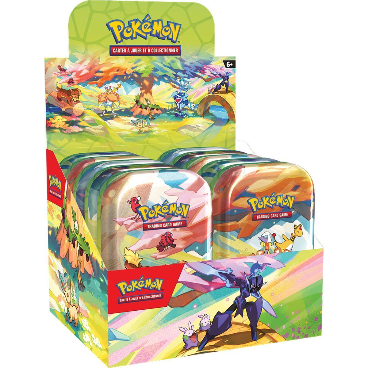 Display of 10 Mini-Tins - Pokébox Q4 Magnificent Paldéa - FR - Pokémon