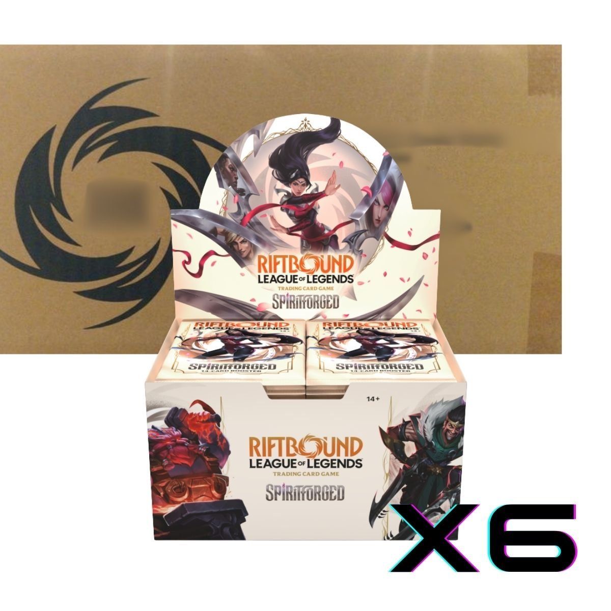 Display Set 2 Spirits Forged - Sealed Case of 6 Boxes - FR - Riftbound: LoL TCG