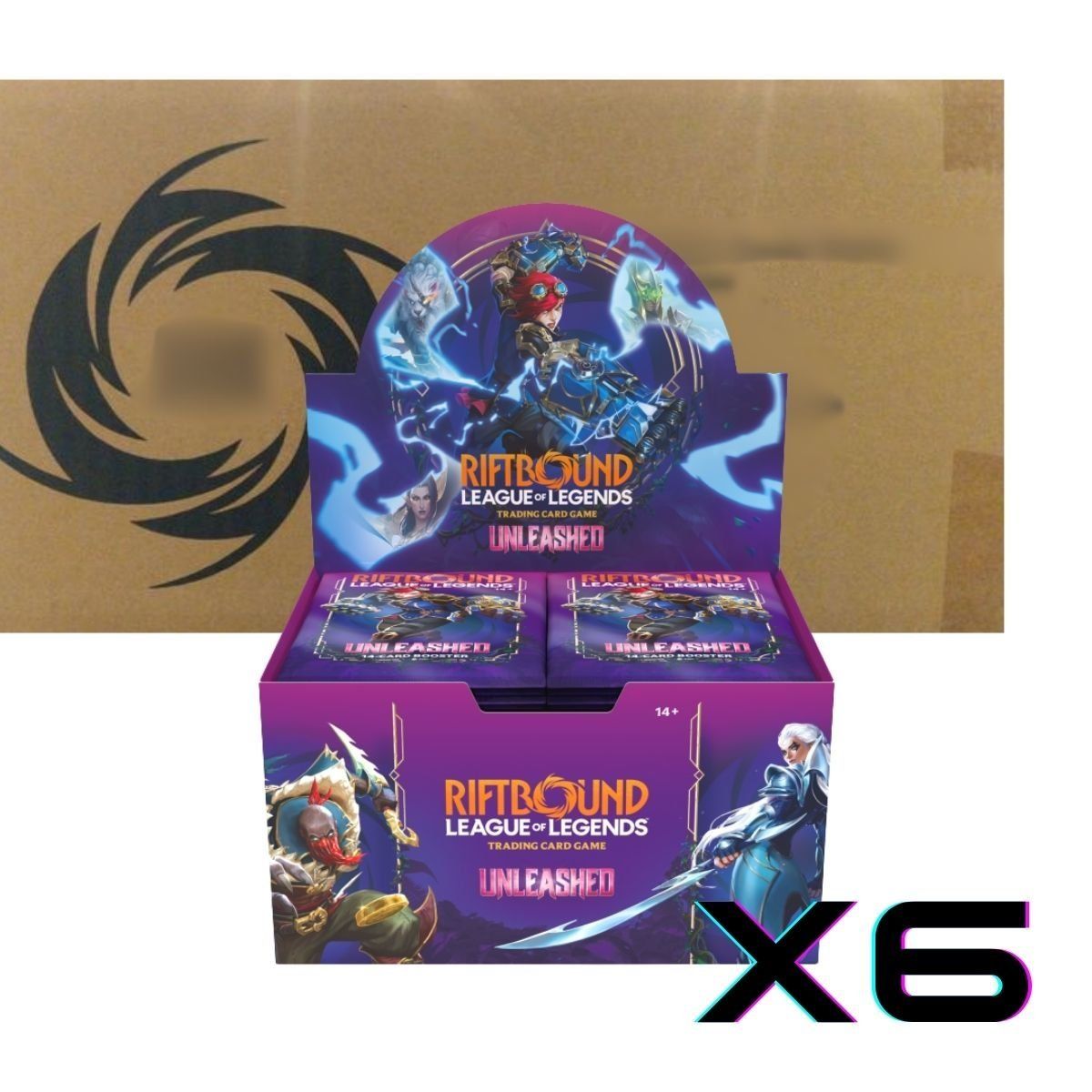 Display Set 3 Unleashed - Sealed Case of 6 Boxes - FR - Riftbound: LoL TCG