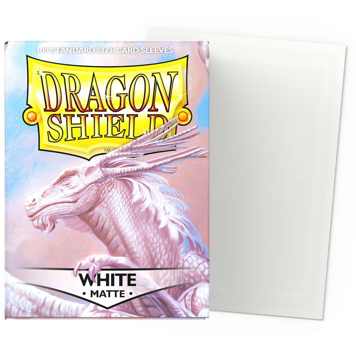 Dragon Shield - 100 Card Sleeves - Sleeves - Standard Matte - White