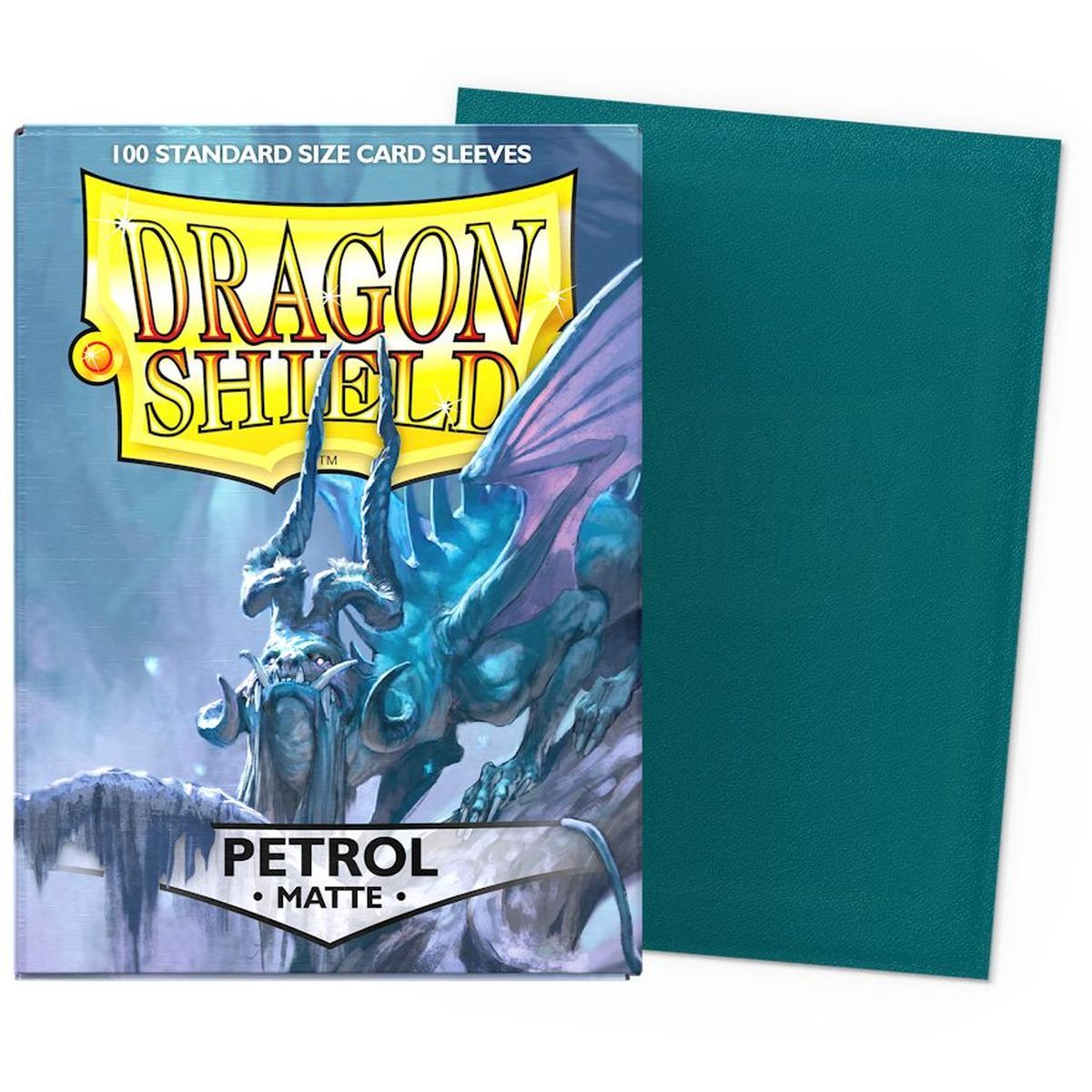 Item Dragon Shield - 100 Card Sleeves - Sleeves - Standard Matte - Petrol Blue