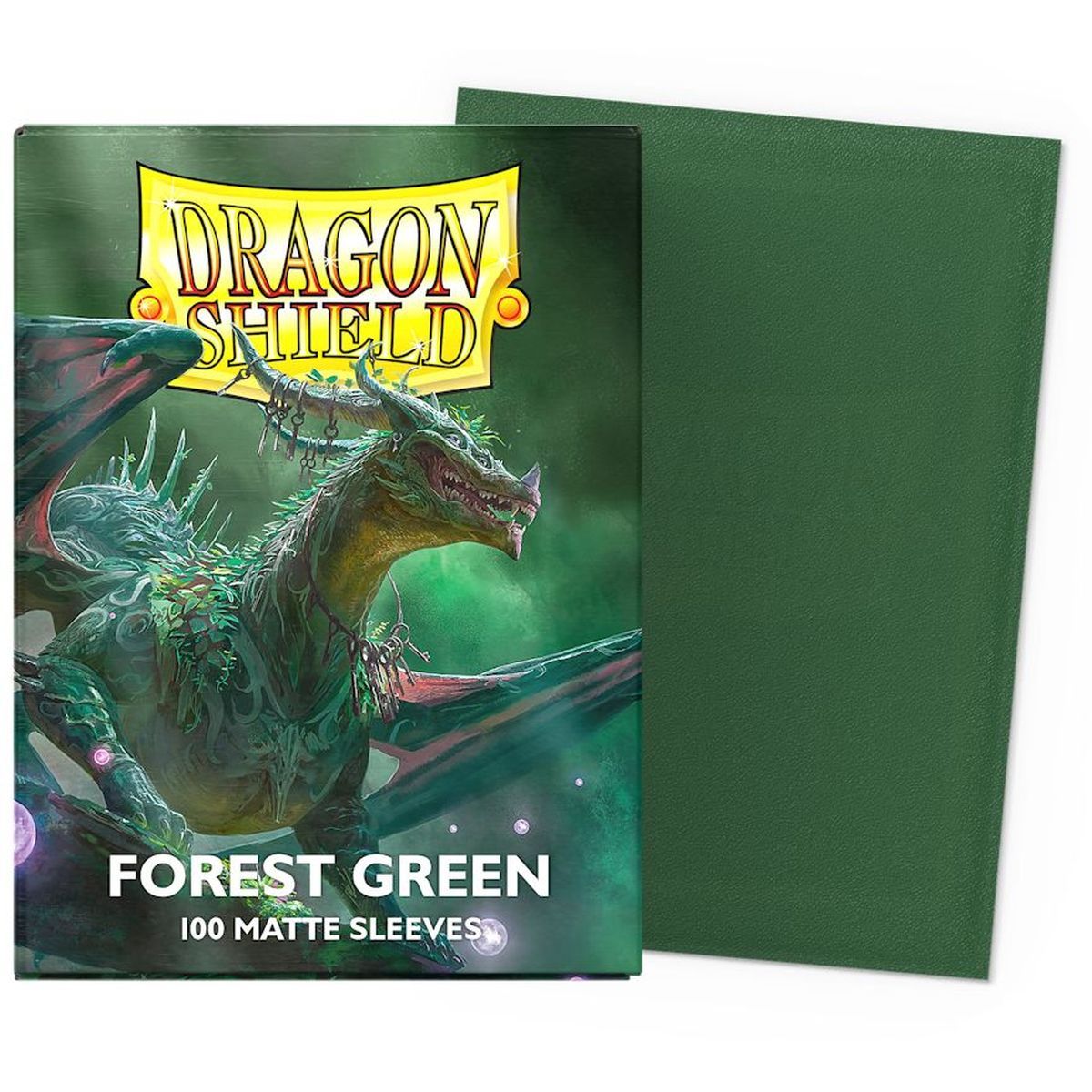 Dragon Shield - 100 Card Sleeves - Sleeves - Standard Matte - Forest Green