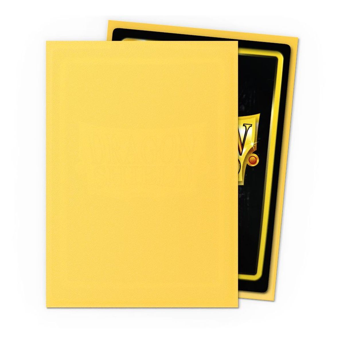 Dragon Shield - 100 Card Sleeves - Sleeves - Standard Matte - Yellow