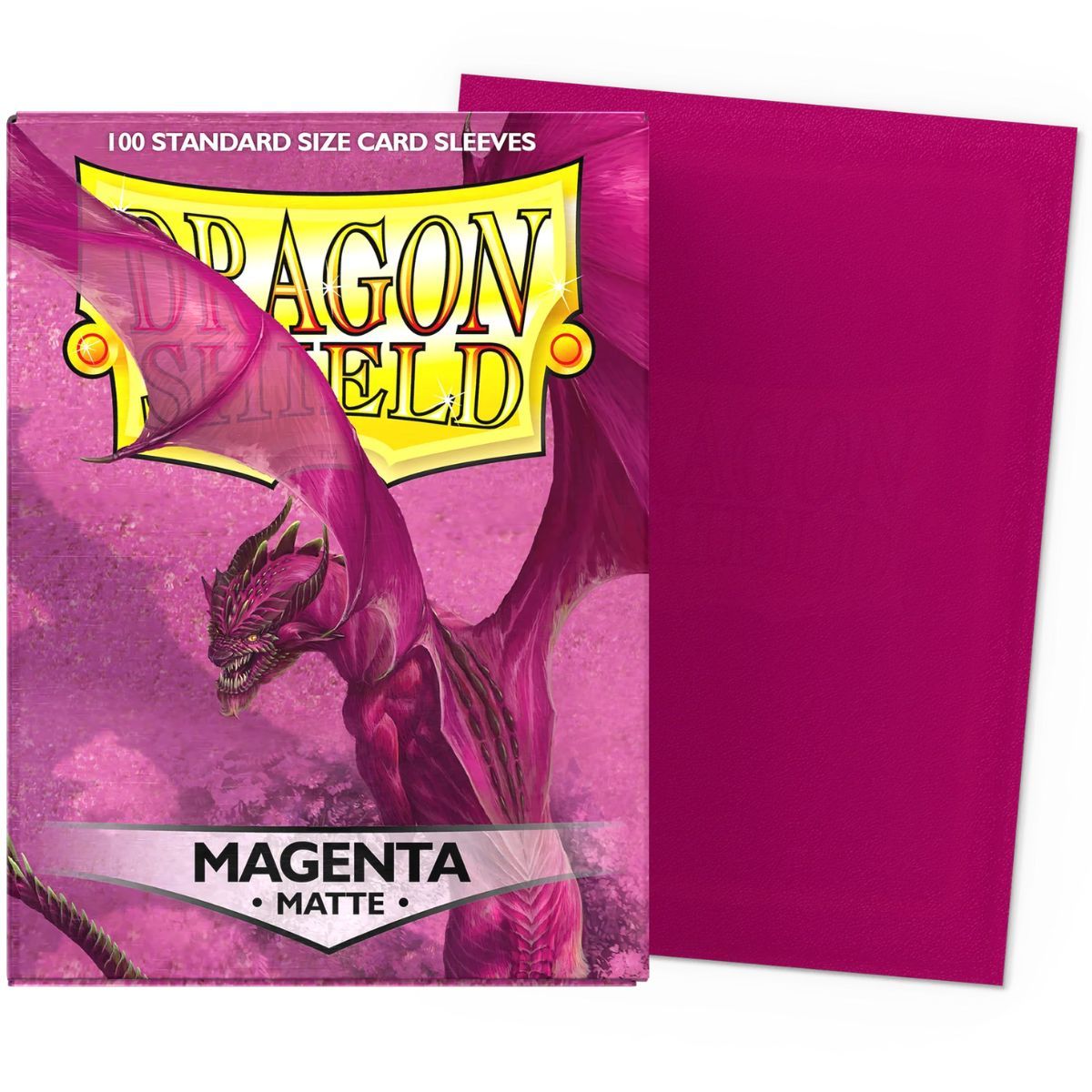 Dragon Shield - 100 Card Sleeves - Standard Matte - Magenta