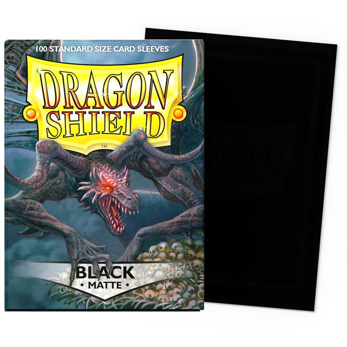 Dragon Shield - 100 Card Sleeves - Sleeves - Standard Matte - Black