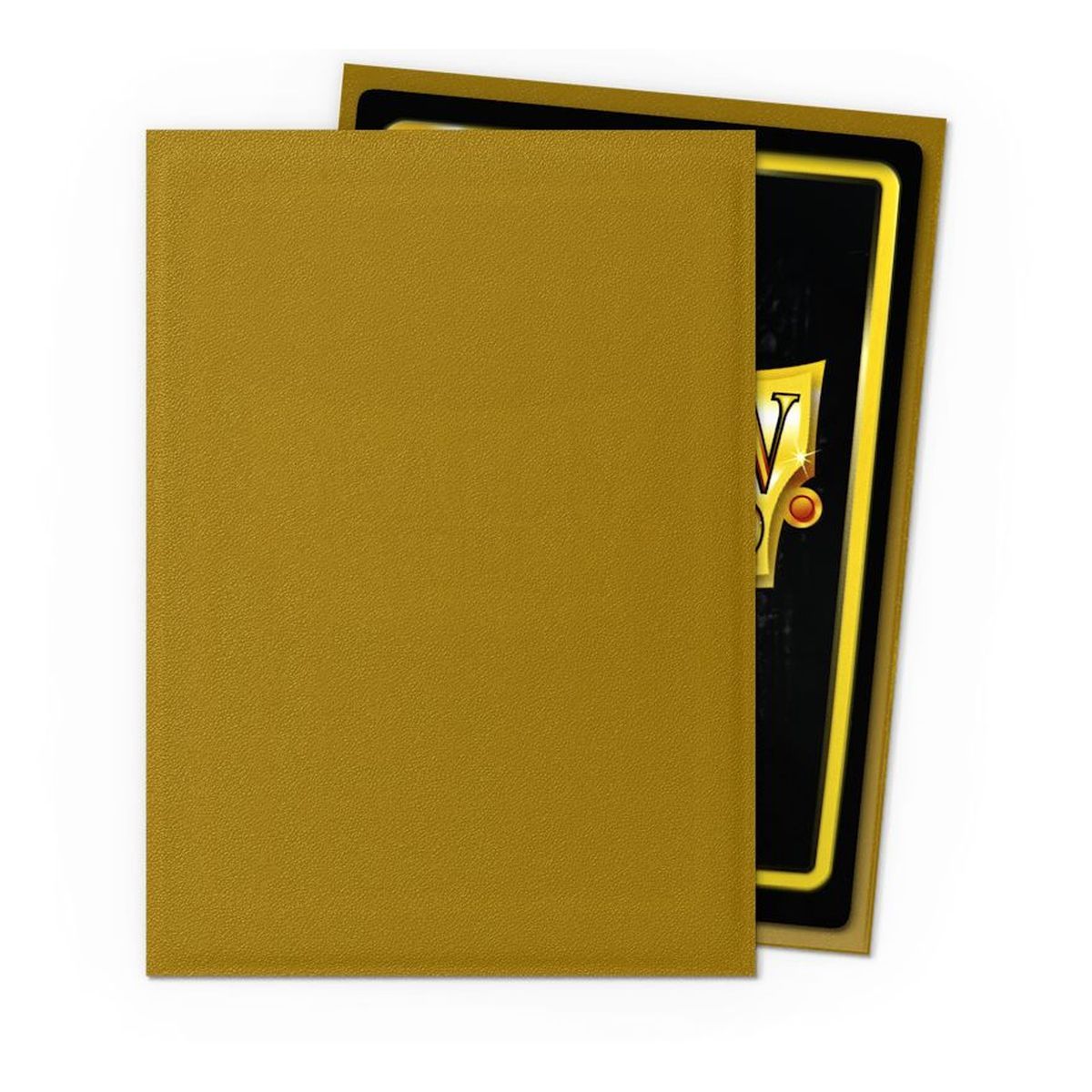 Dragon Shield - 100 Card Sleeves - Sleeves - Standard Matte - Gold