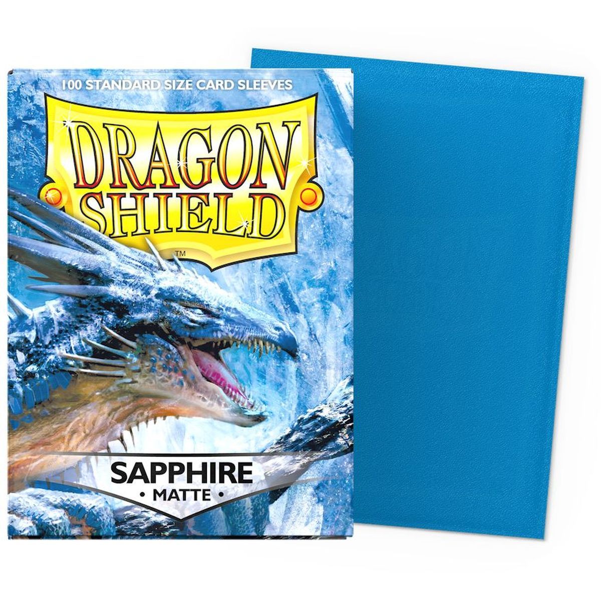 Dragon Shield - 100 Card Sleeves - Sleeves - Standard Matte - Sapphire