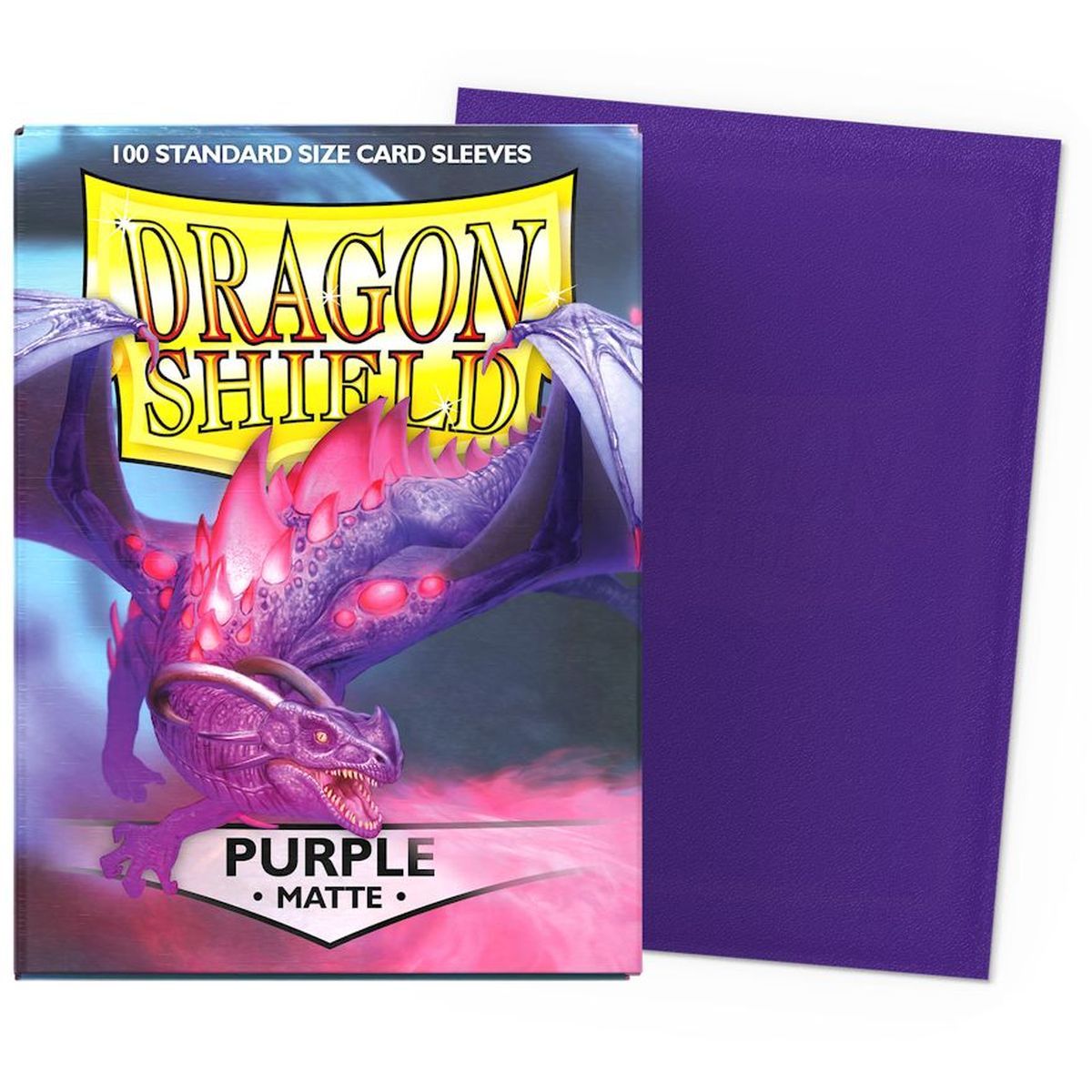 Dragon Shield - 100 Card Sleeves - Sleeves - Standard Matte - Purple