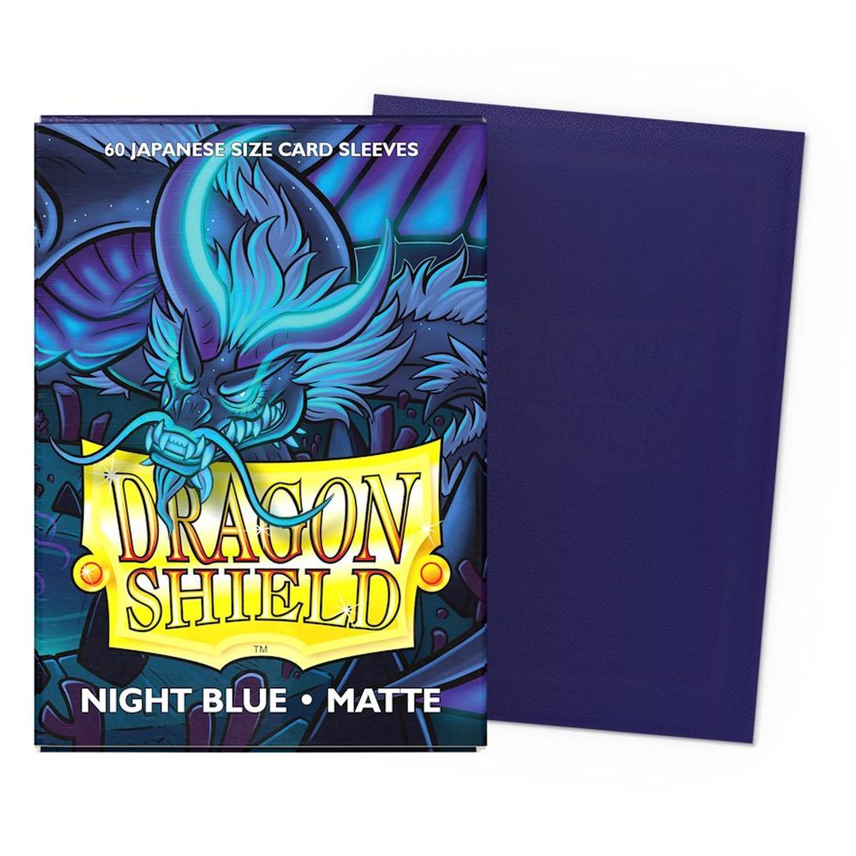 Dragon Shield - 60 Card Sleeves - Sleeves - Mini: Matte Night Blue